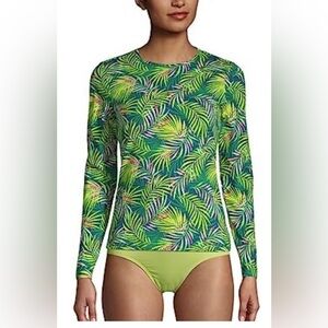 Lands End Swim Tee Rashguard Sun Protection
